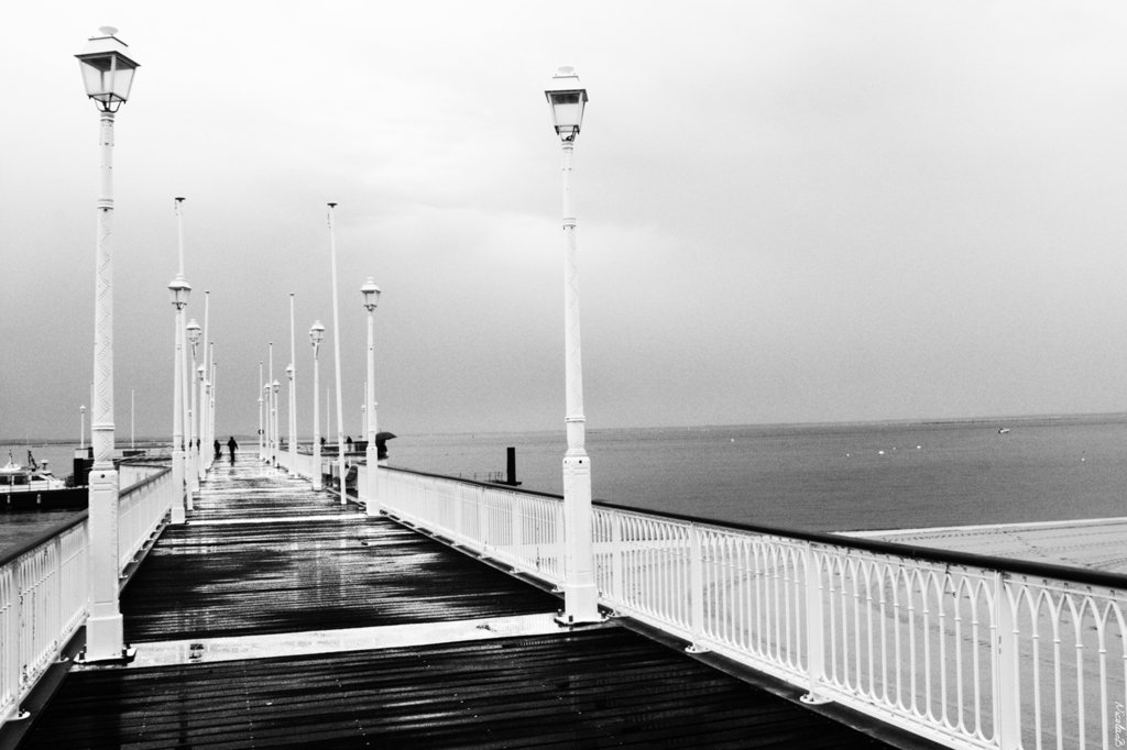 Jetée sur le bassin d'Arcachon